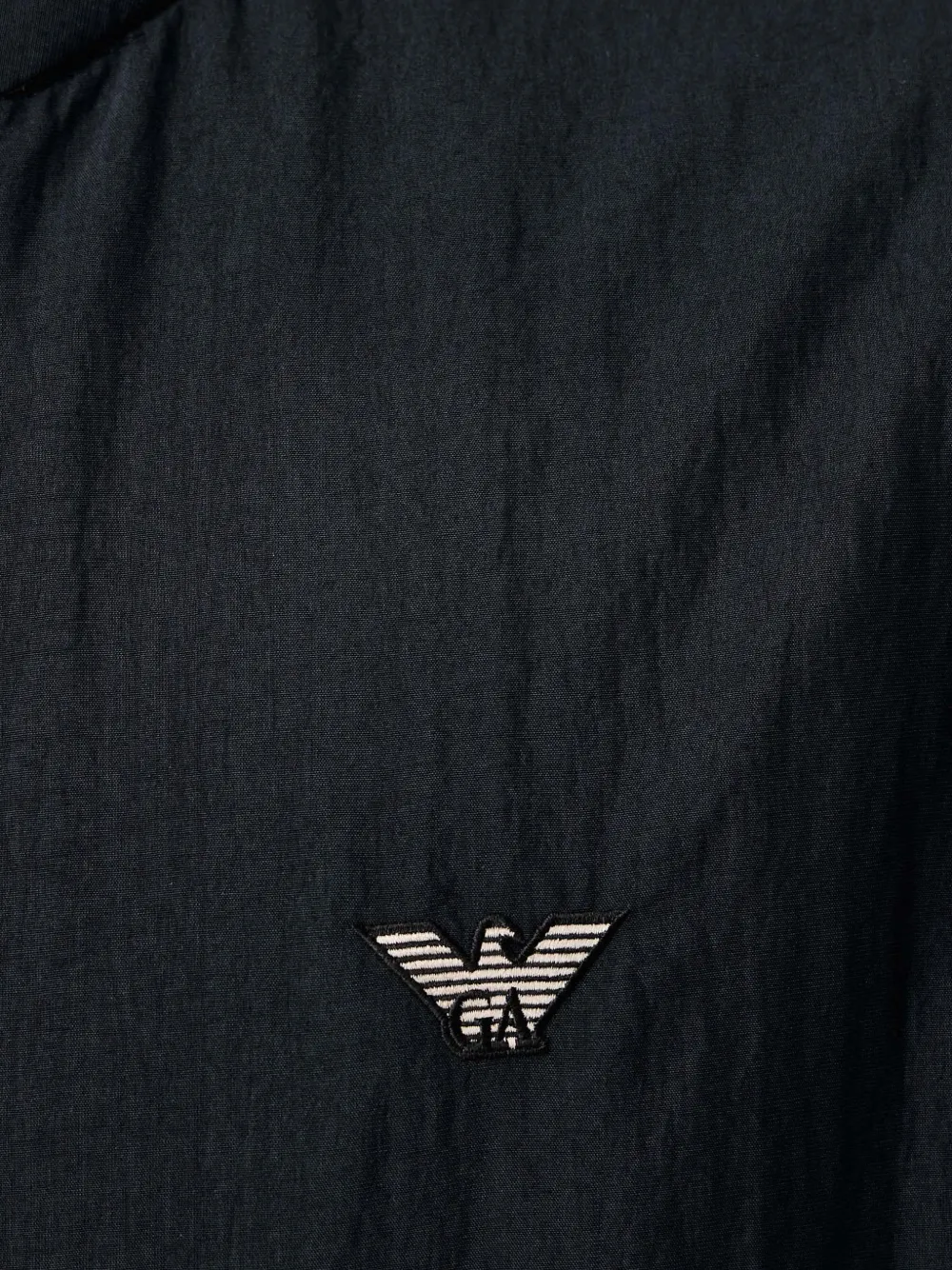 Emporio Armani Bomberjack met logopatch Blauw