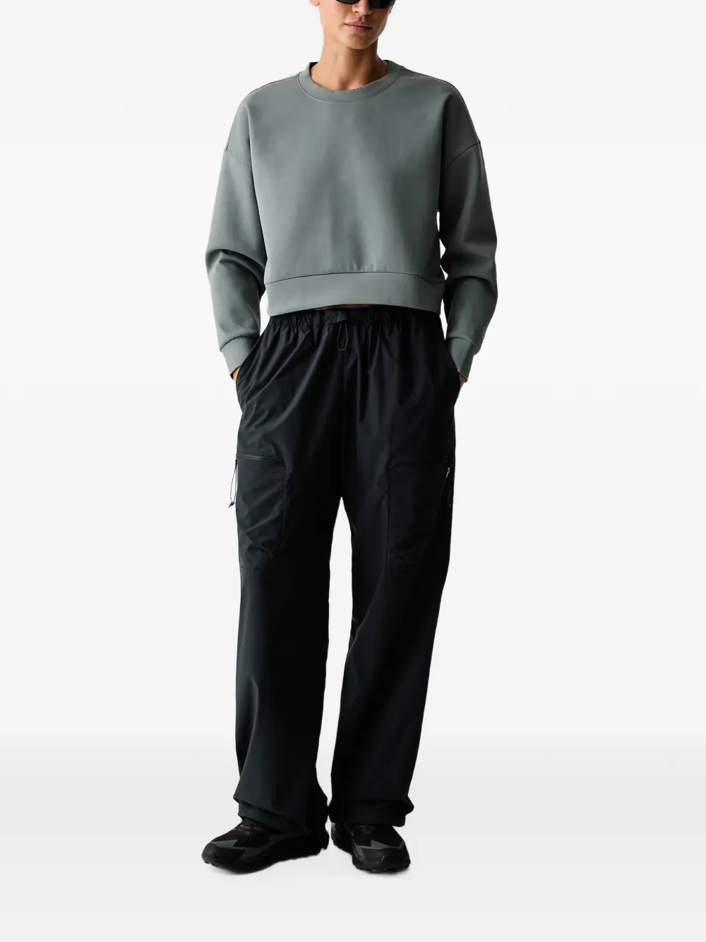 Columbia Amazesweats™ fleece drop-shoulder sweater Groen