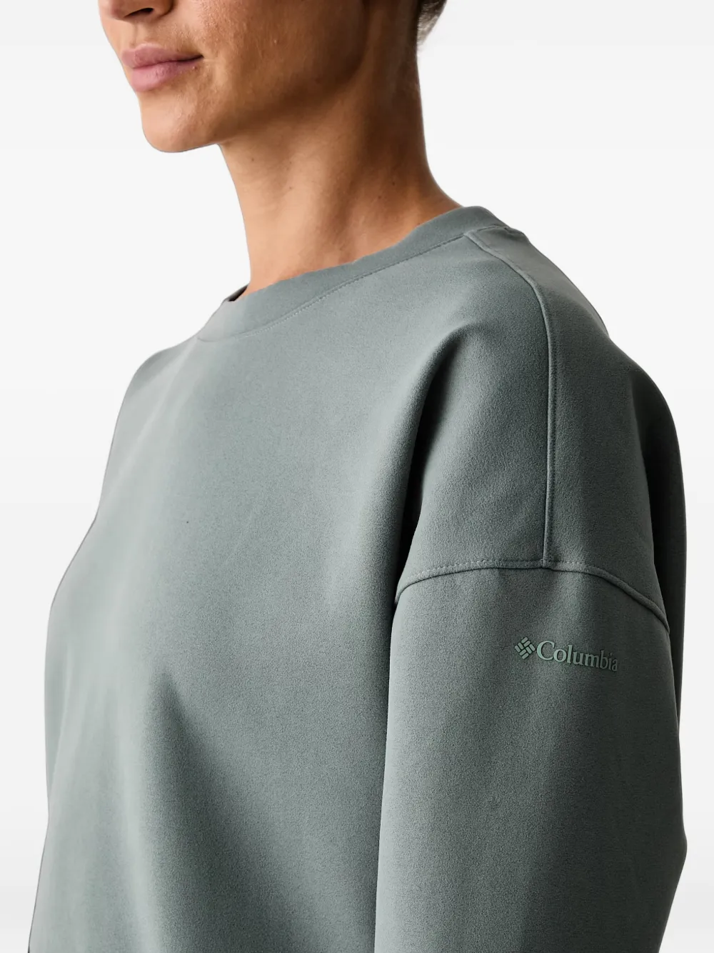 Columbia Amazesweats™ fleece drop-shoulder sweater Groen