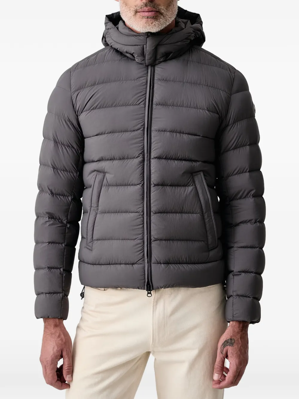 Colmar Gevoerd jack met capuchon Grijs