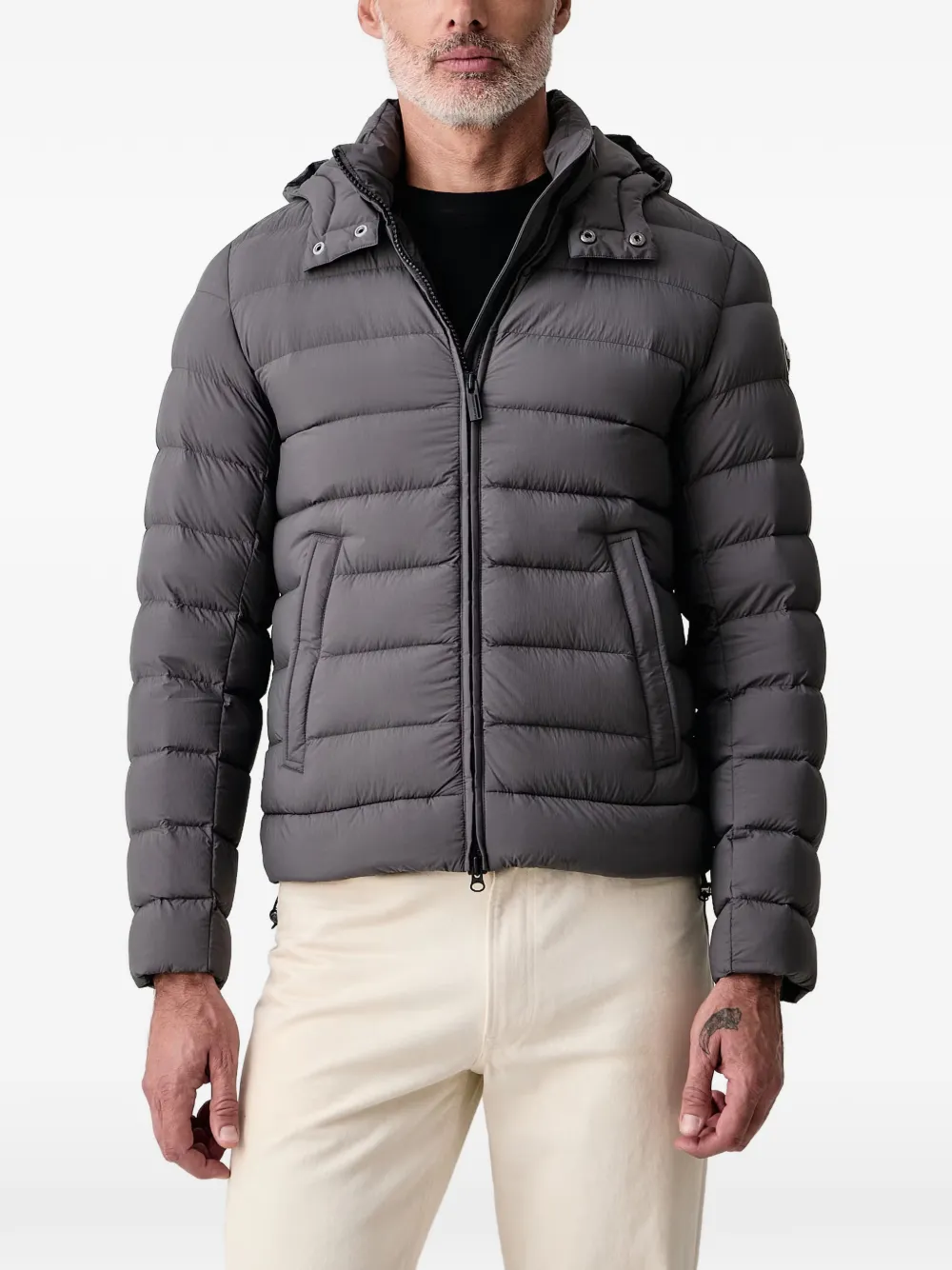 Colmar chaqueta acolchada con capucha | gris | Image 1