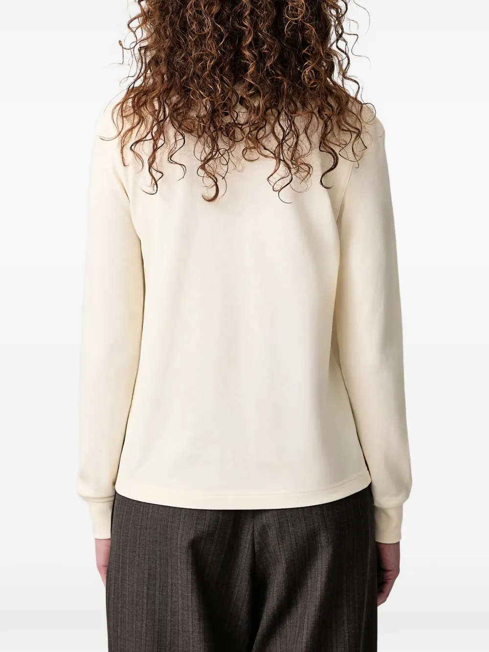 Fred Perry Twin Tipped poloshirt met lange mouwen Beige