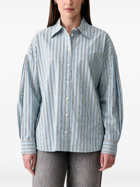 Marc O'Polo chemise rayée à manches plissées