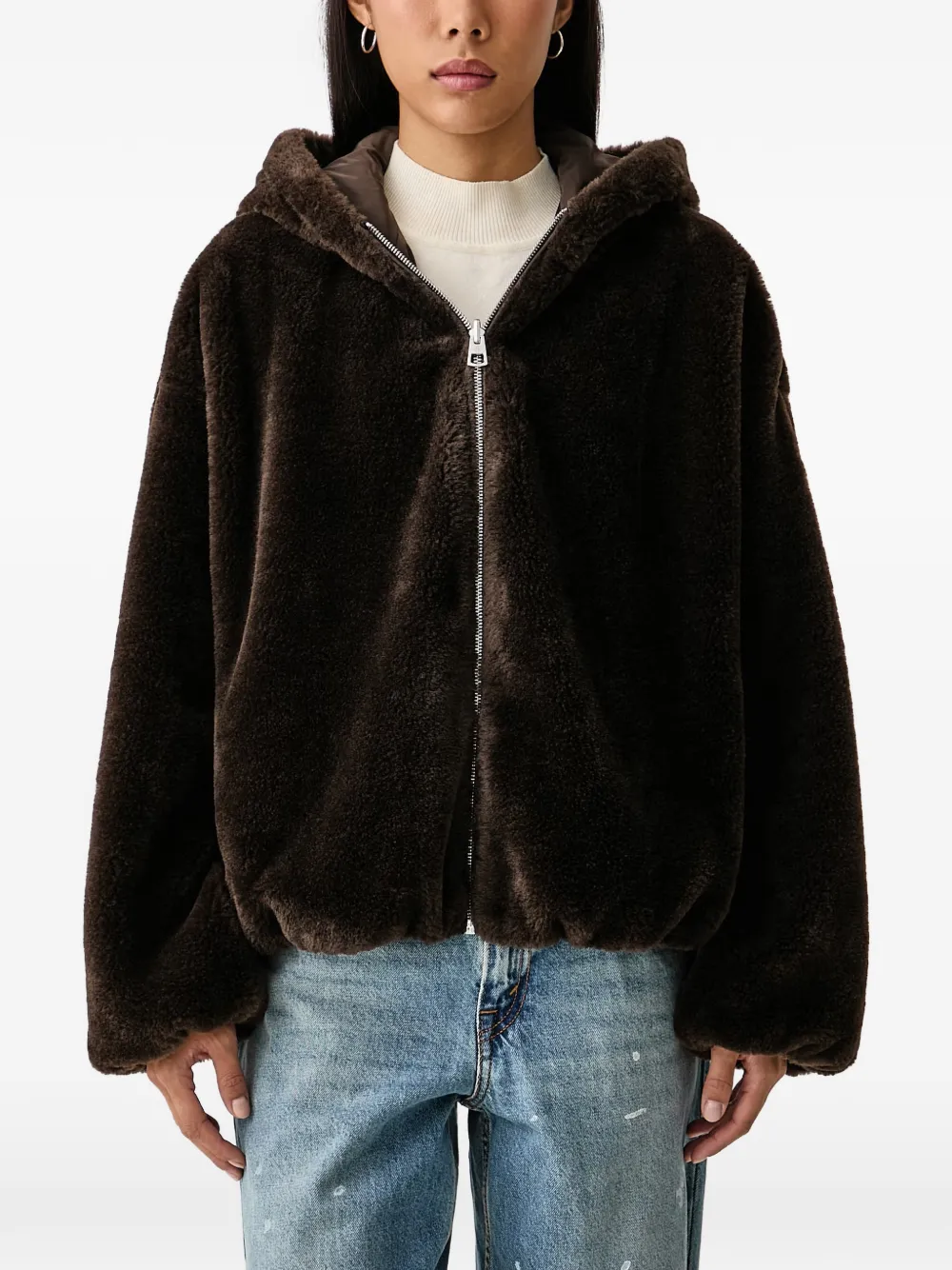 Marc O'Polo reversible hooded jacket Bruin
