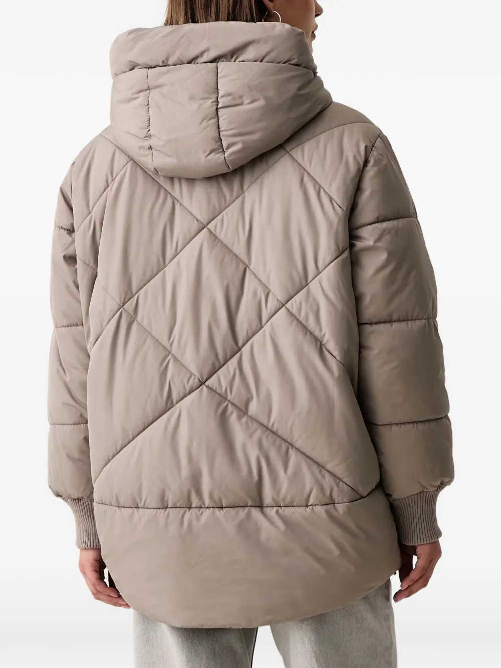 Marc O'Polo Gewatteerde parka met capuchon Beige