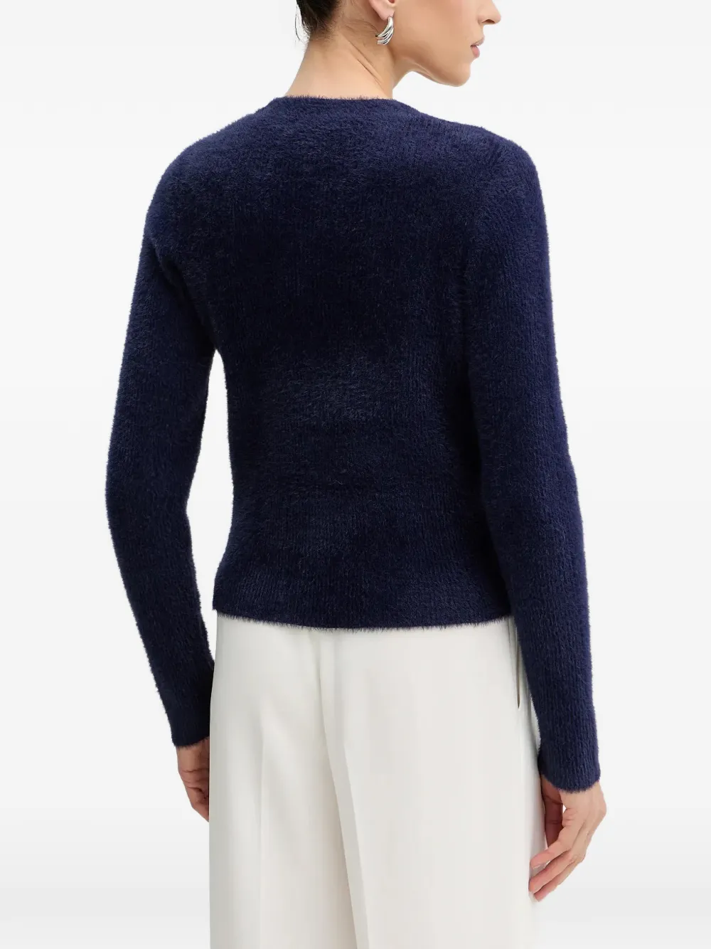 Morgan Vest verfraaid met kristallen Blauw