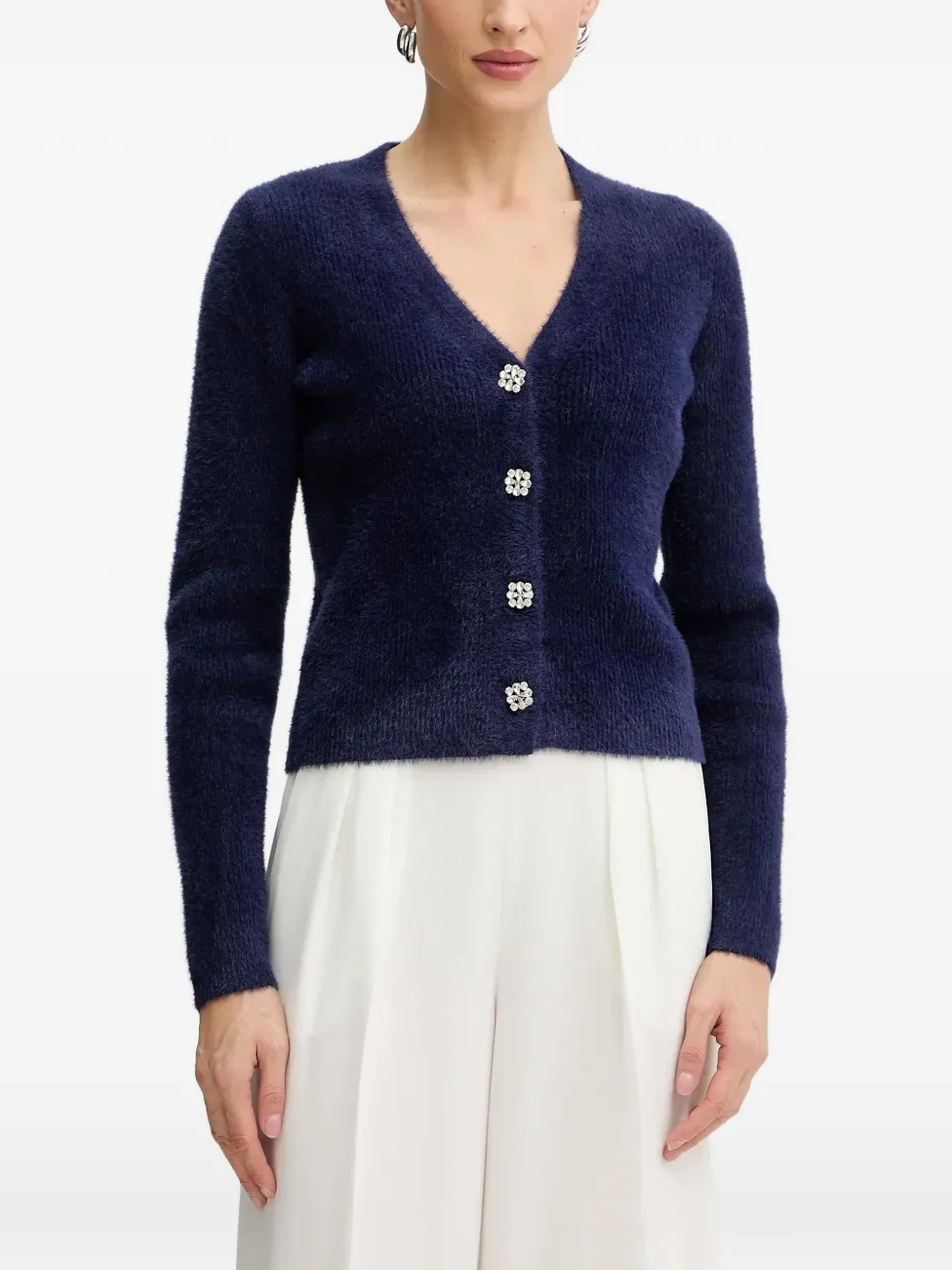 Morgan crystal-embellished cardigan