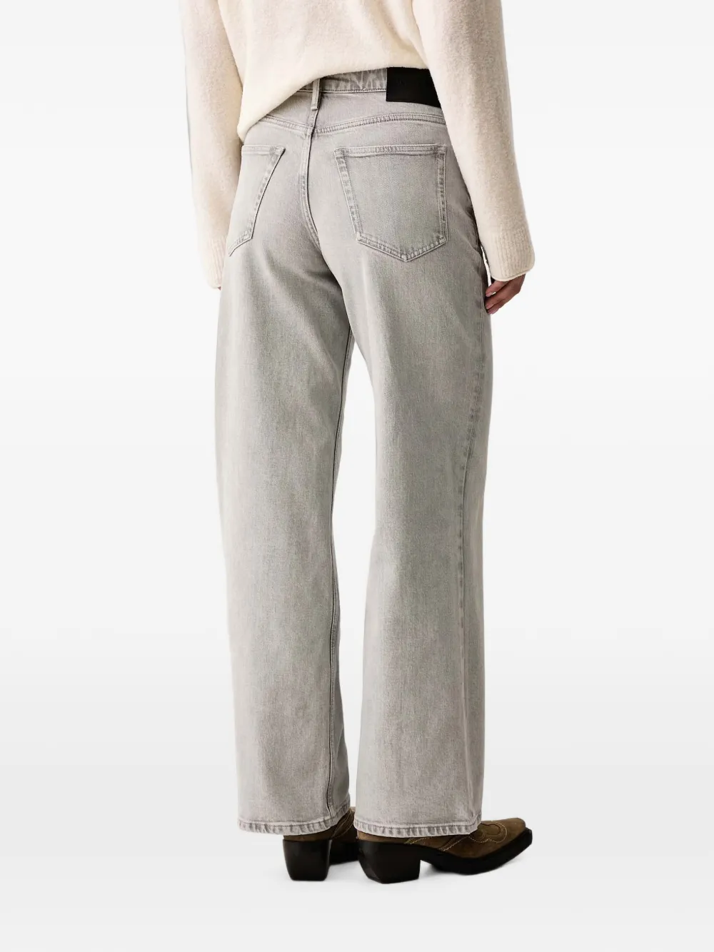 Marc O'Polo Tolva jeans met wijde pijpen Grijs
