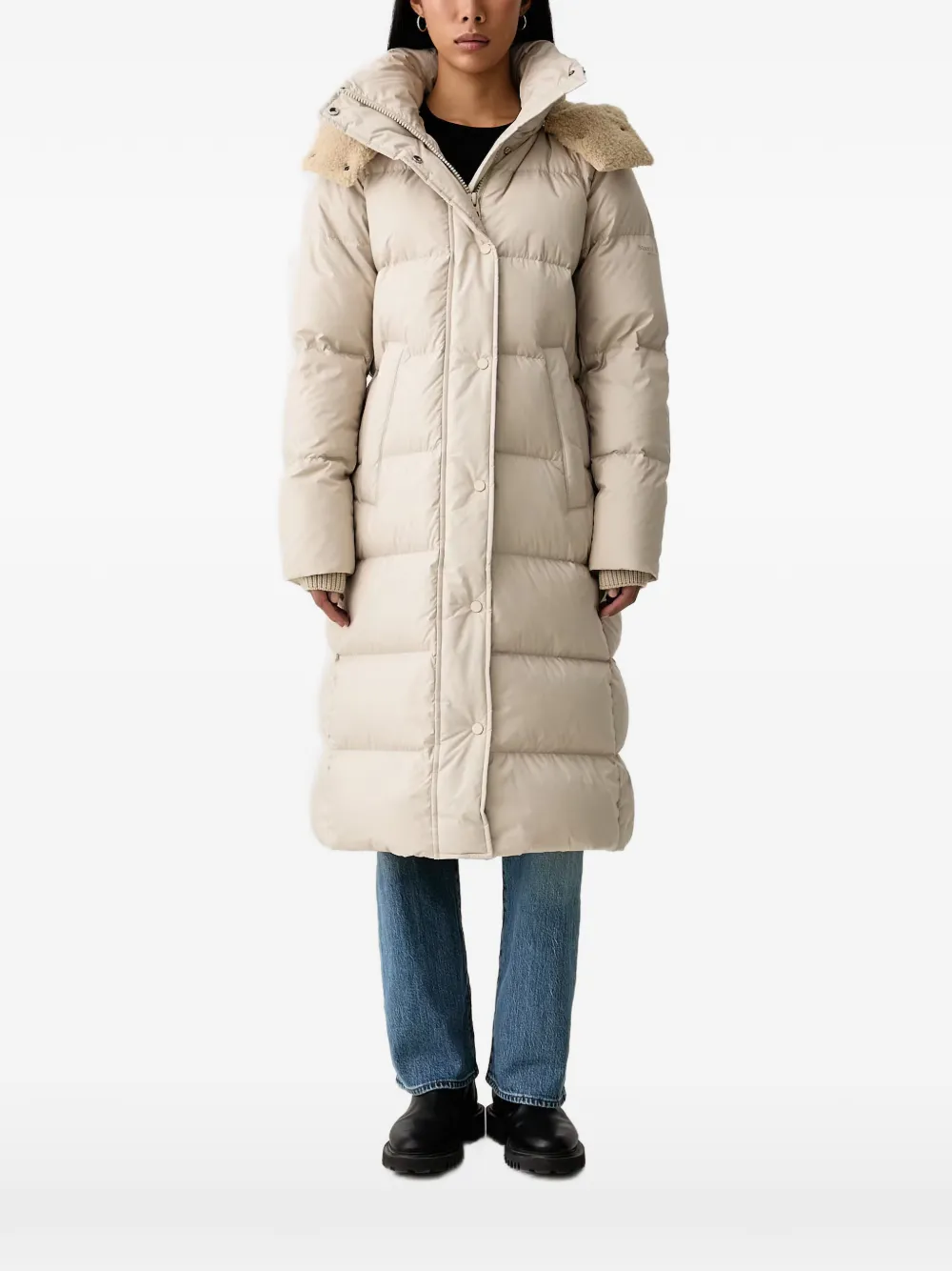 Marc O'Polo hooded padded coat - Toni neutri
