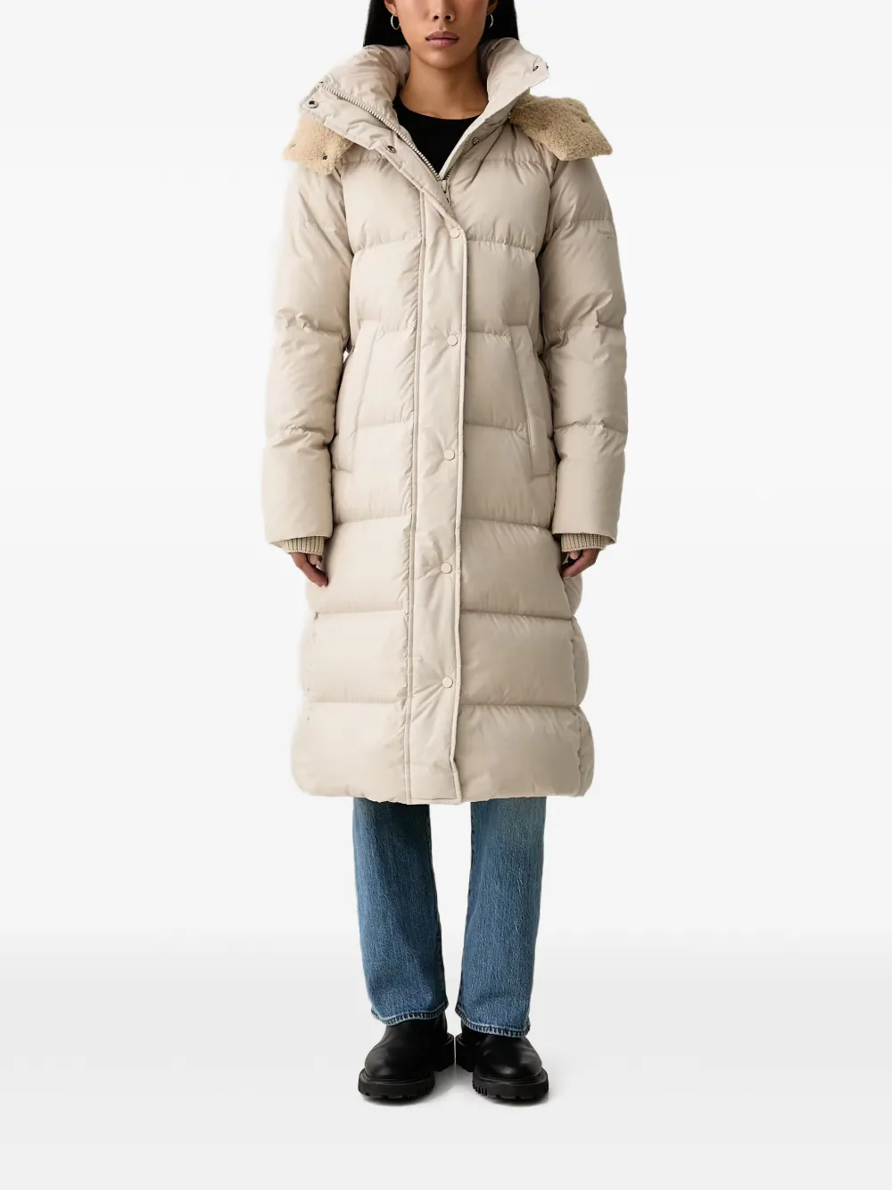 Marc O'Polo hooded padded coat - Neutrals