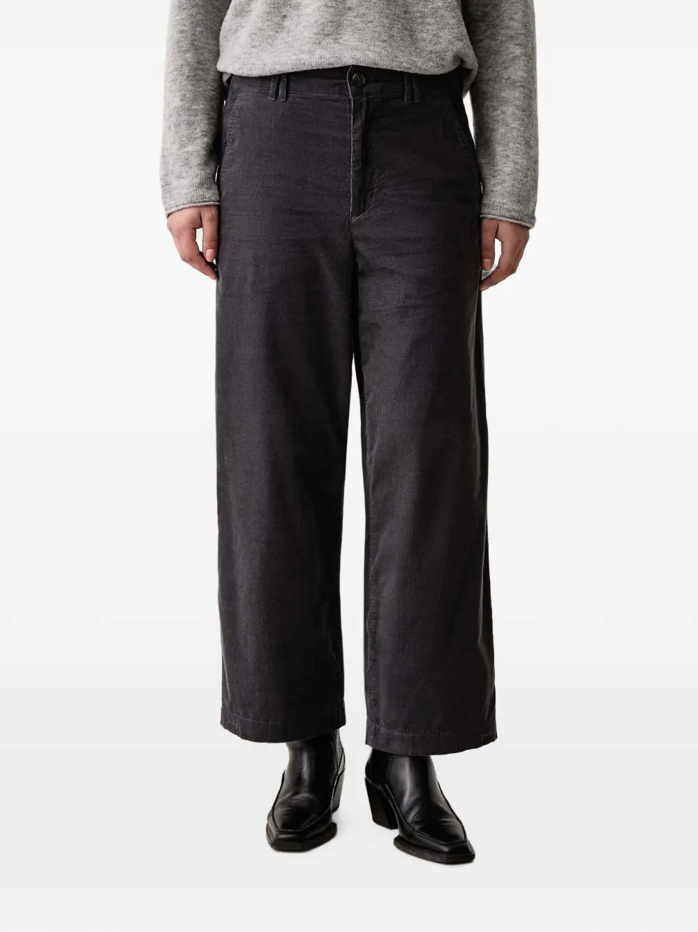 Marc O'Polo corduroy wide-leg trousers - Gris