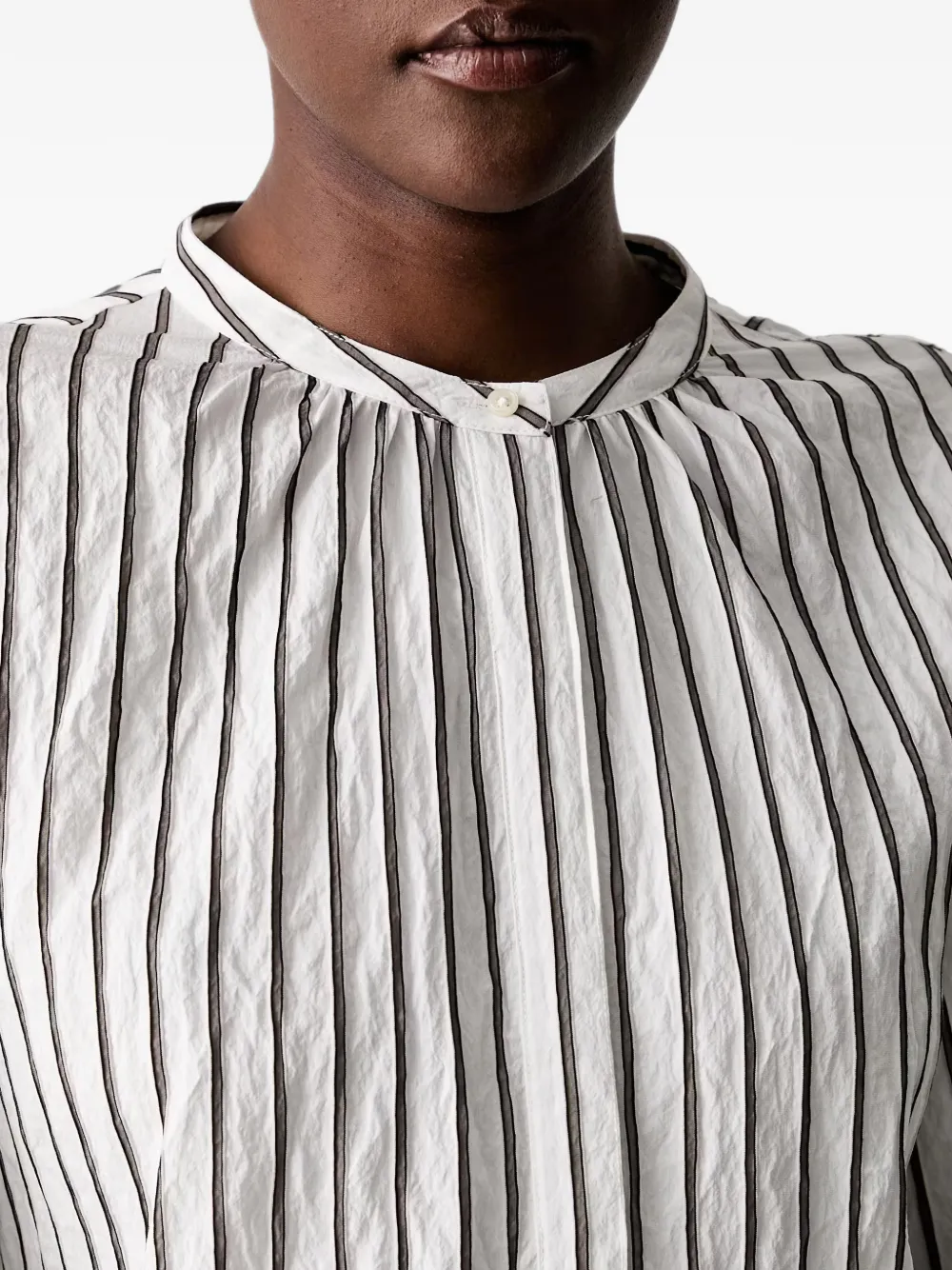 Marc O'Polo Gestreept shirt met lange mouwen Wit