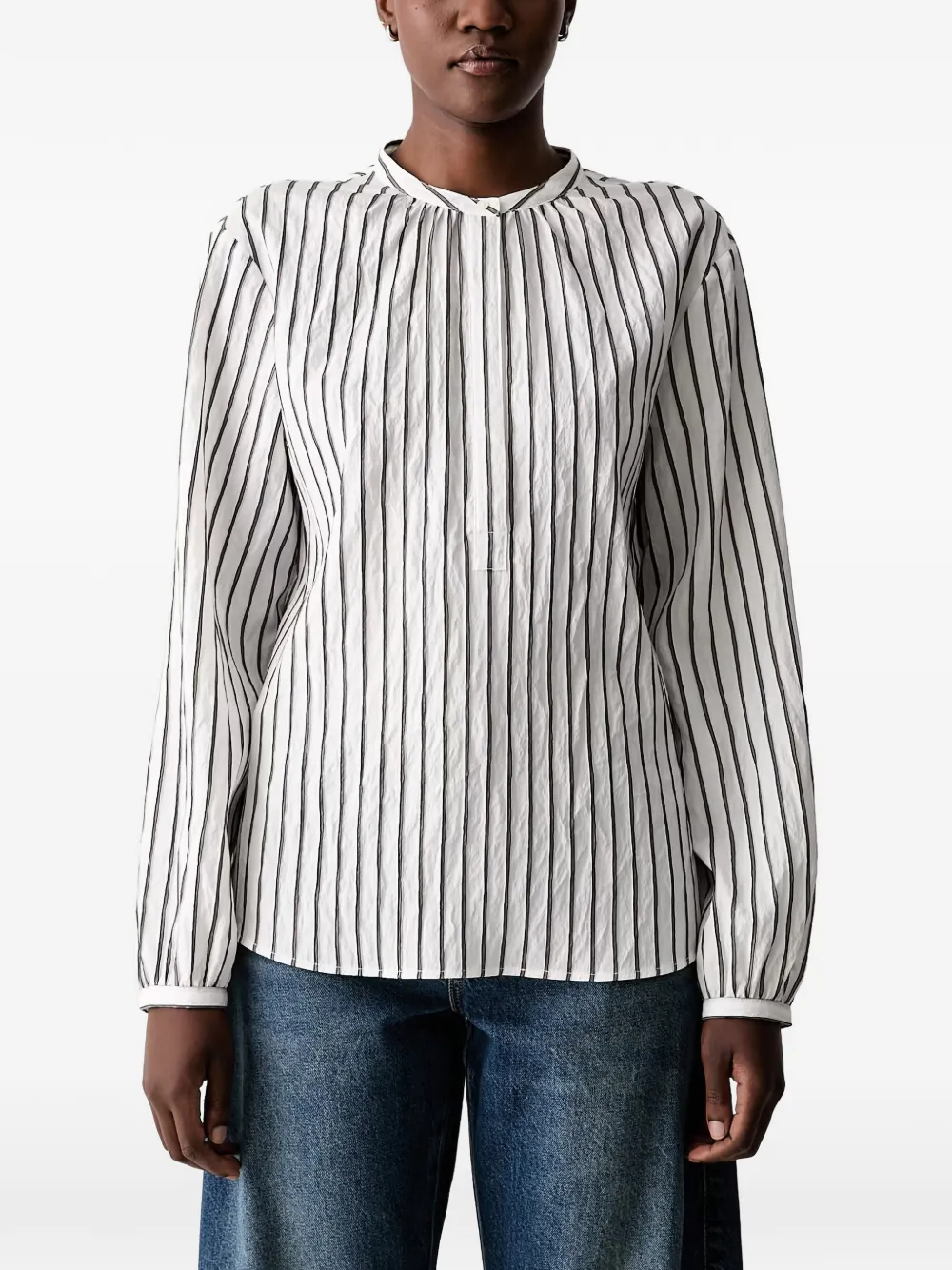 Marc O'Polo striped long-sleeve blouse
