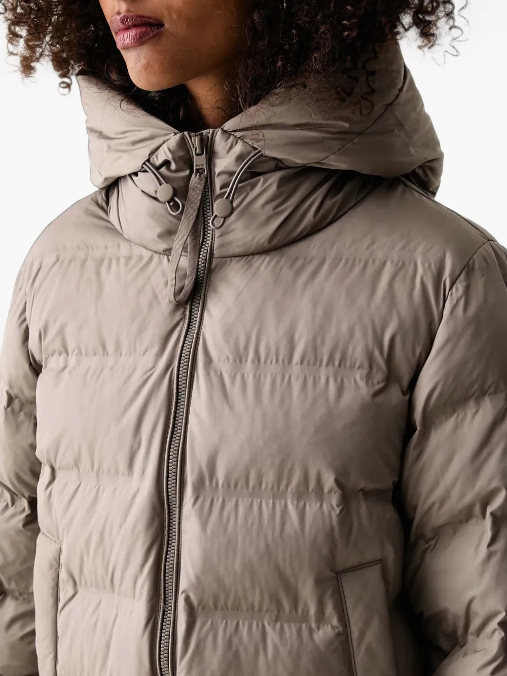 Marc O'Polo Donsjack met capuchon Beige
