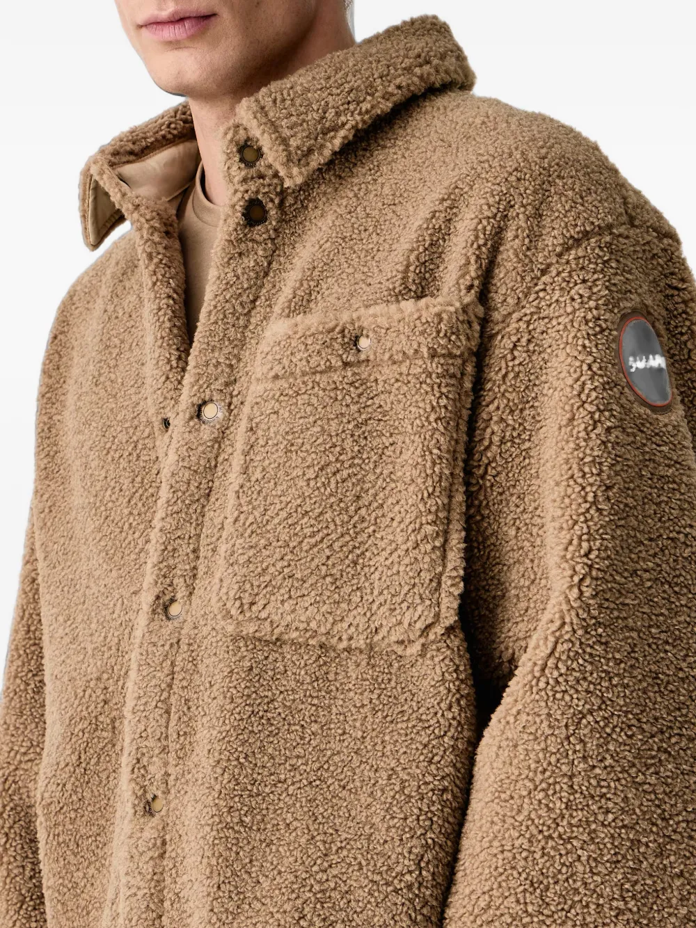 Napapijri Jack met logopatch Bruin