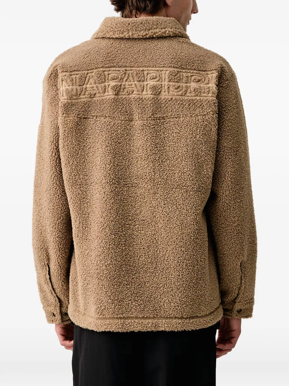 Napapijri Jack met logopatch Bruin