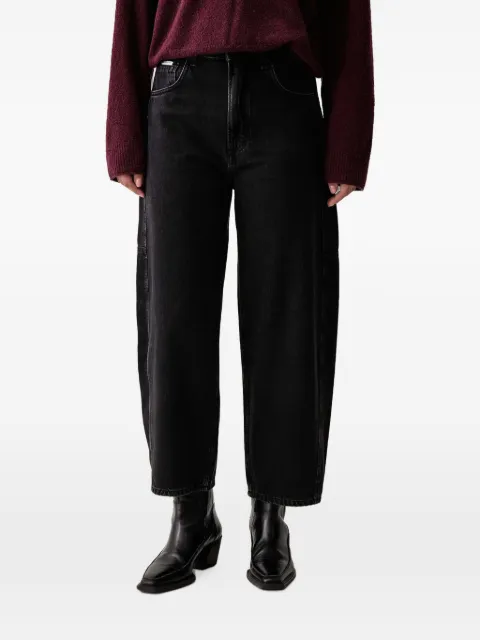 Marc O'Polo Enni faded-effect barrel-leg jeans