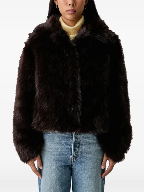 Marc O'Polo collared faux-fur jacket