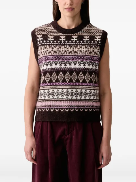 Marc O'Polo Fair Isle knitted vest