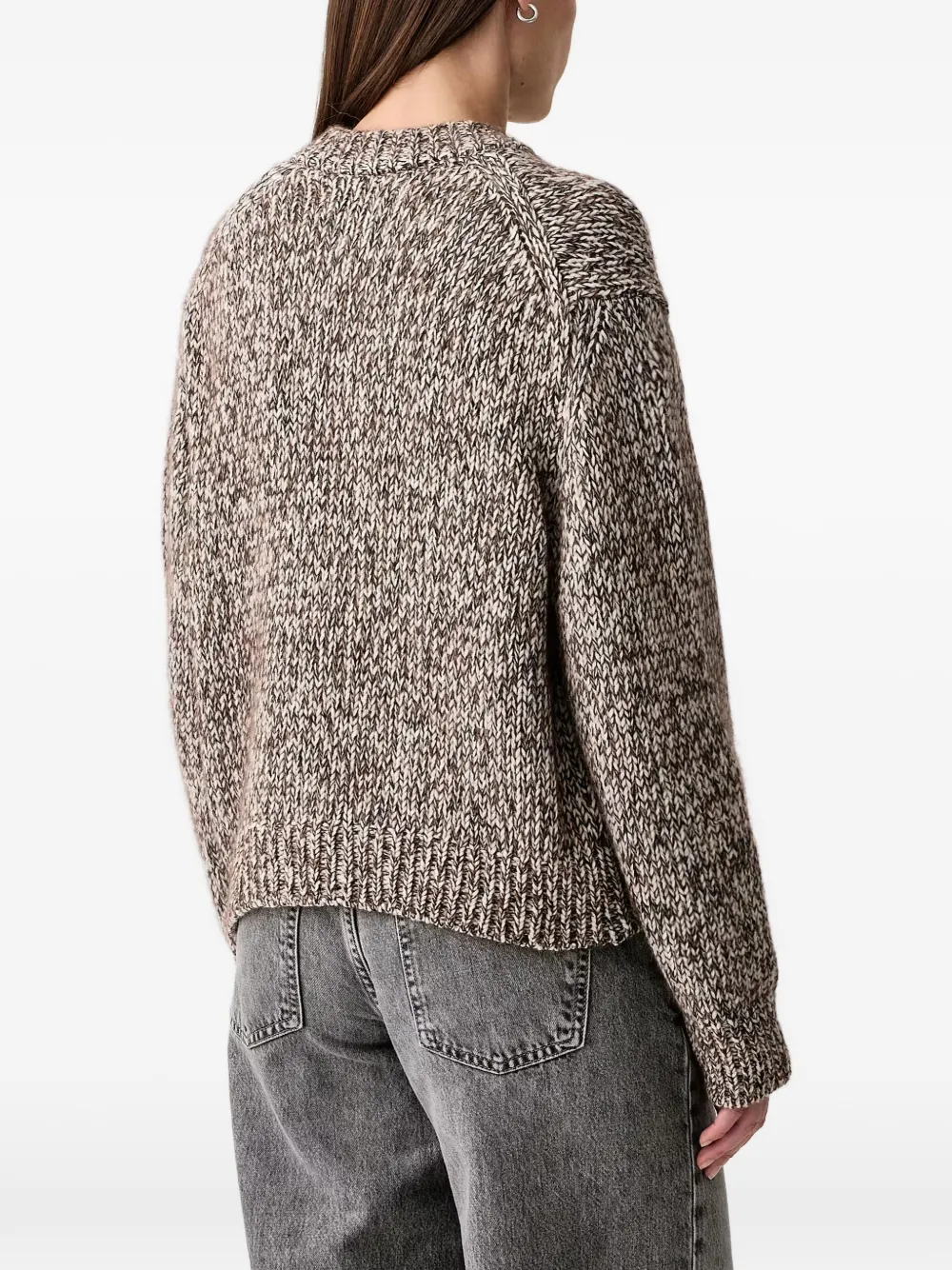 Marc O'Polo Grofgebreid vest Bruin