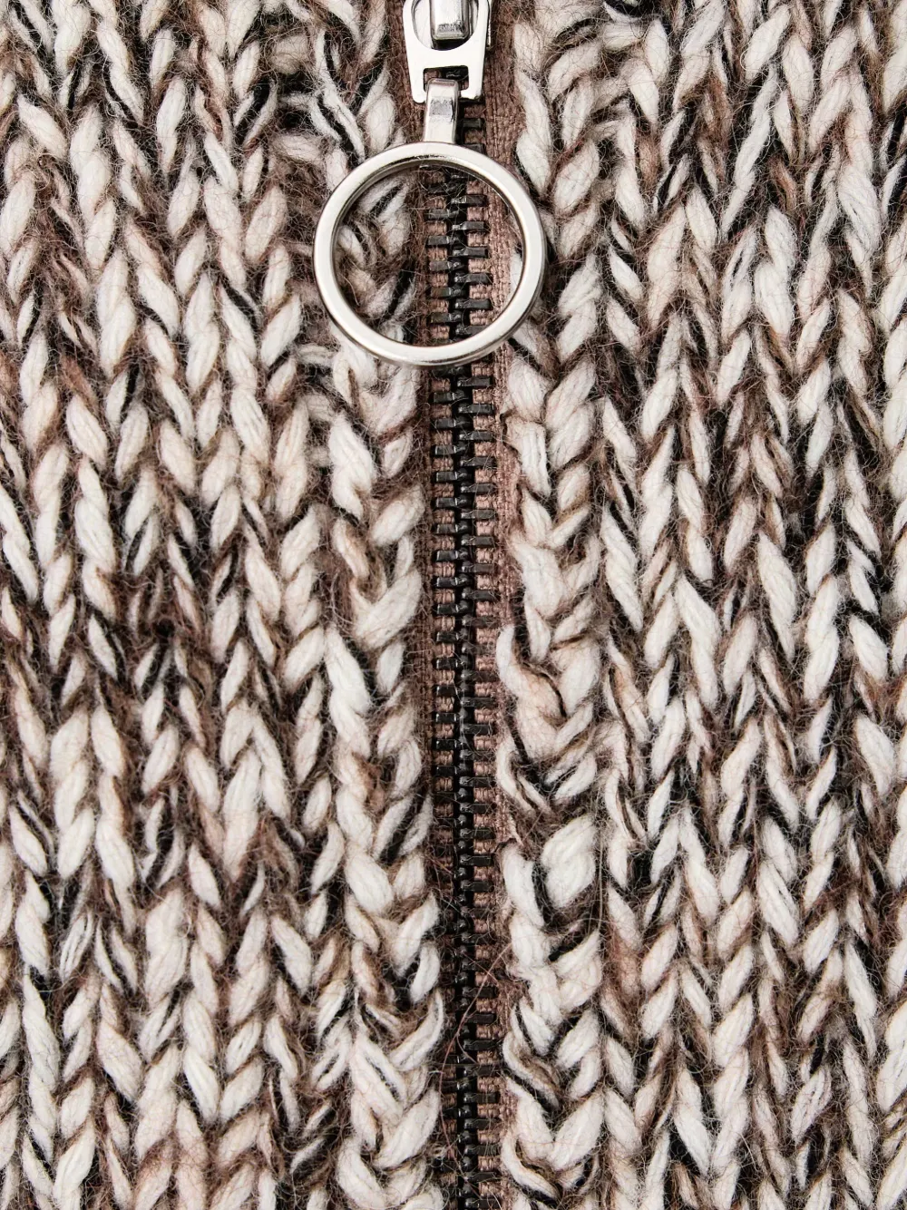 Marc O'Polo Grofgebreid vest Bruin