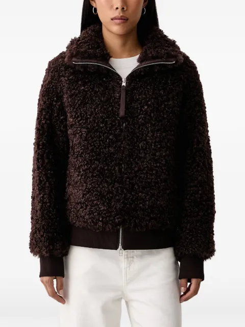 Marc O'Polo zip-up faux-fur jacket
