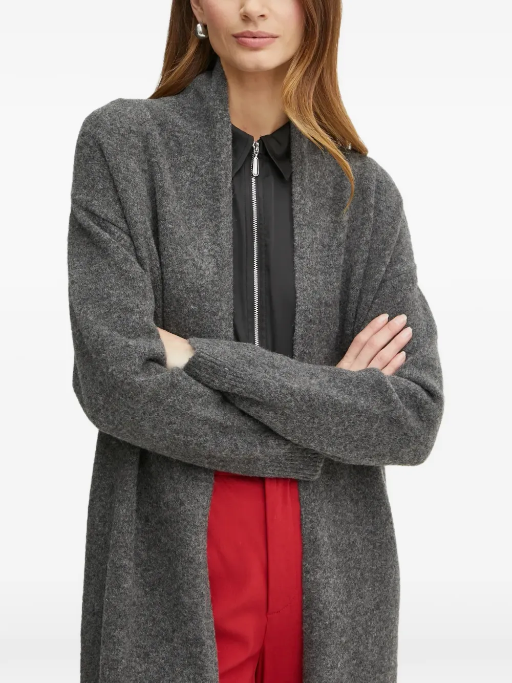 Morgan Mgioia open-front longline cardigan