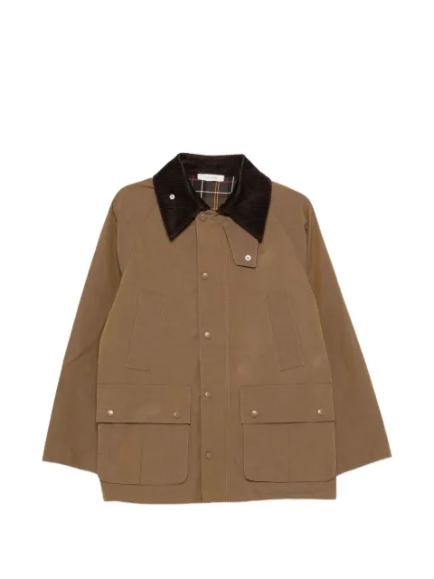 JcSophie Palma corduroy-collar flap-pocket jacket
