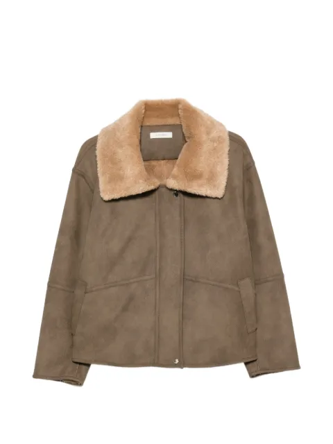 JcSophie faux-shearling-collar jacket