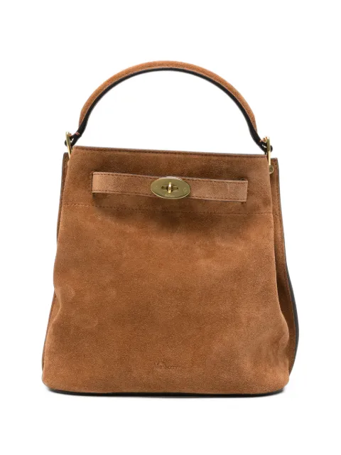 Mulberry Postman's Lock suede tote bag