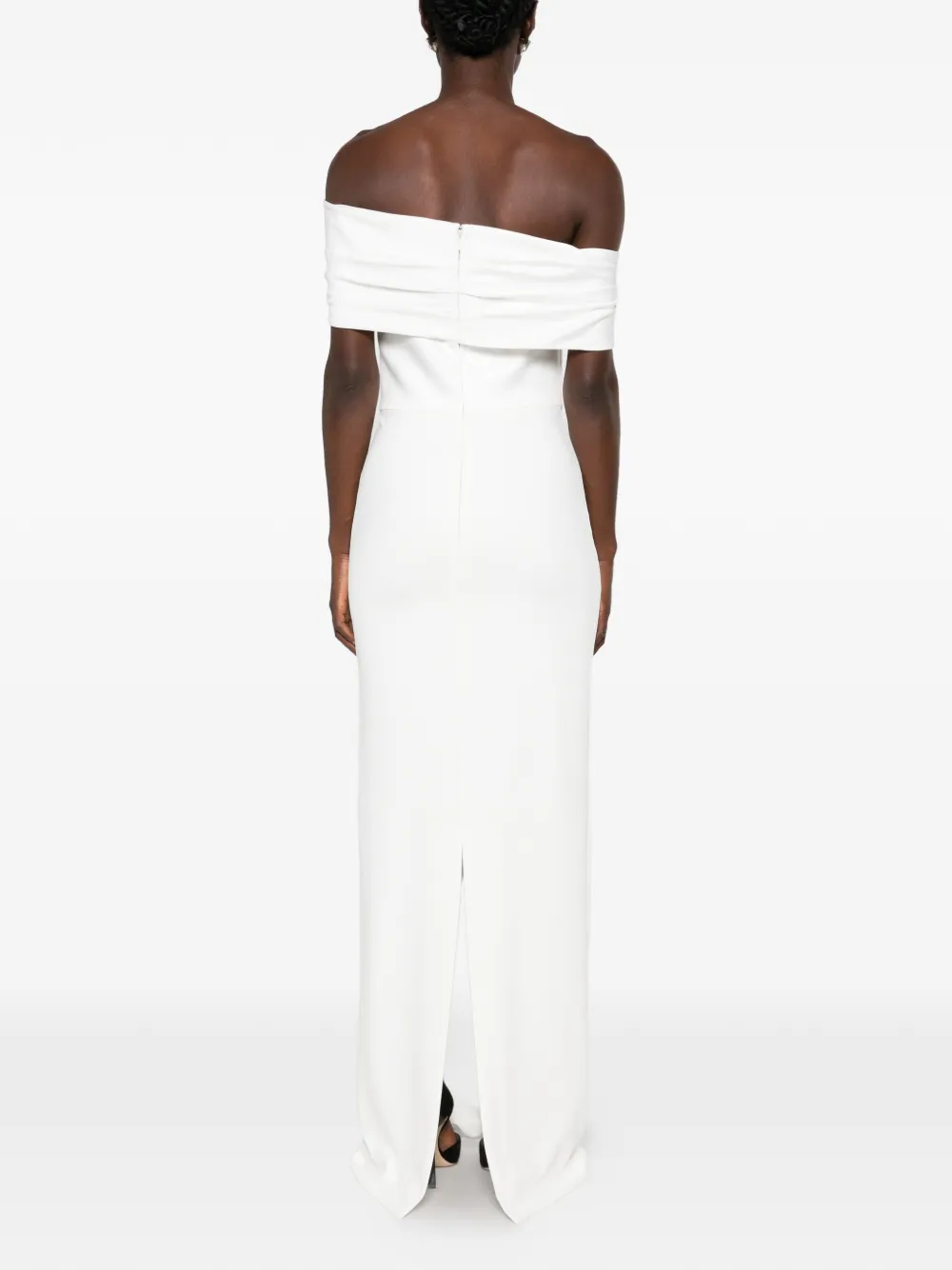Solace London Crawford maxi-jurk Wit