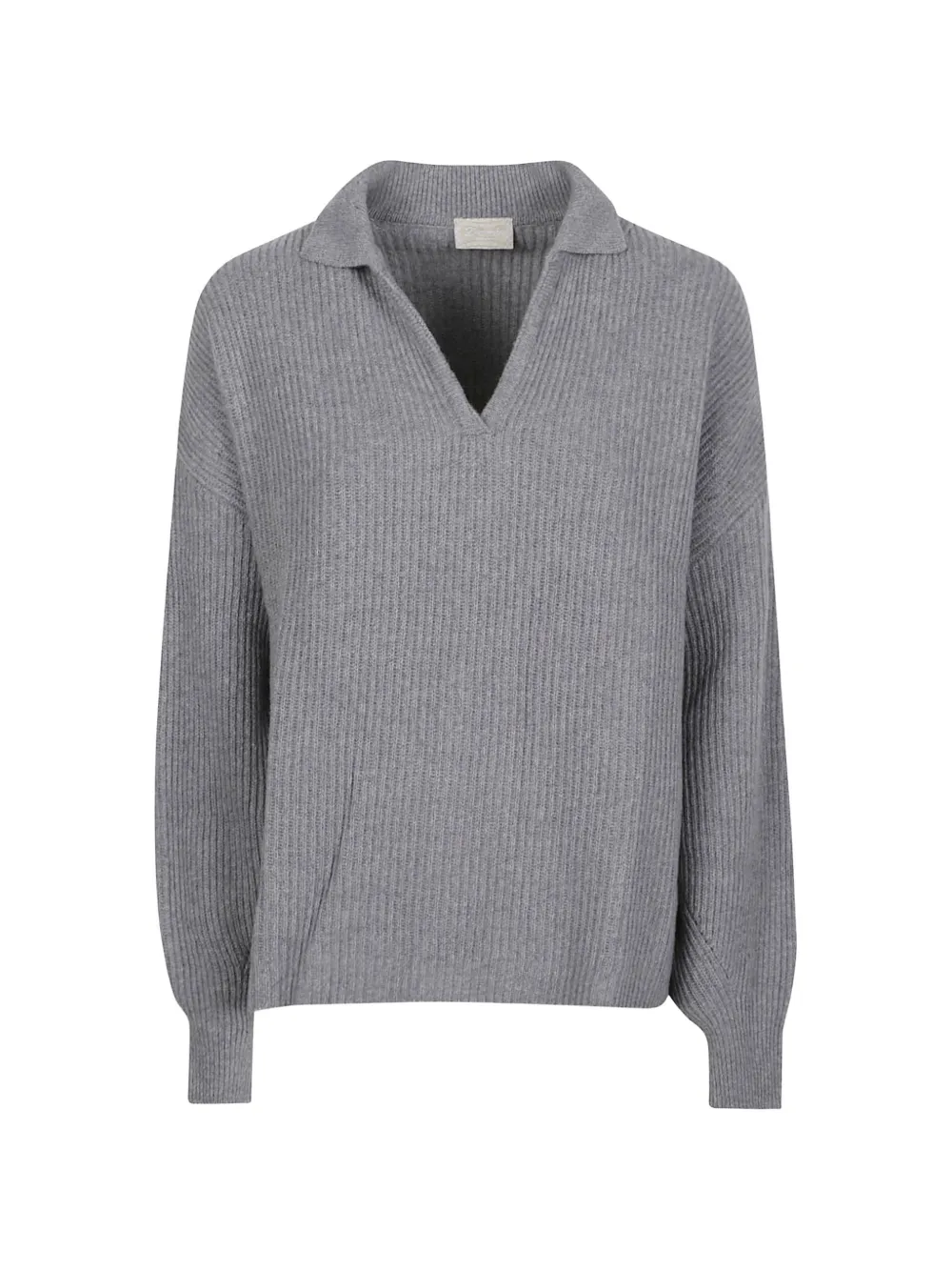 Drumohr ribbed-knit V-neck sweater
