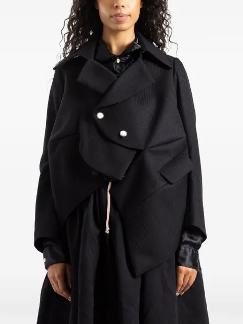 Comme Des Garçons asymmetric panelled jacket