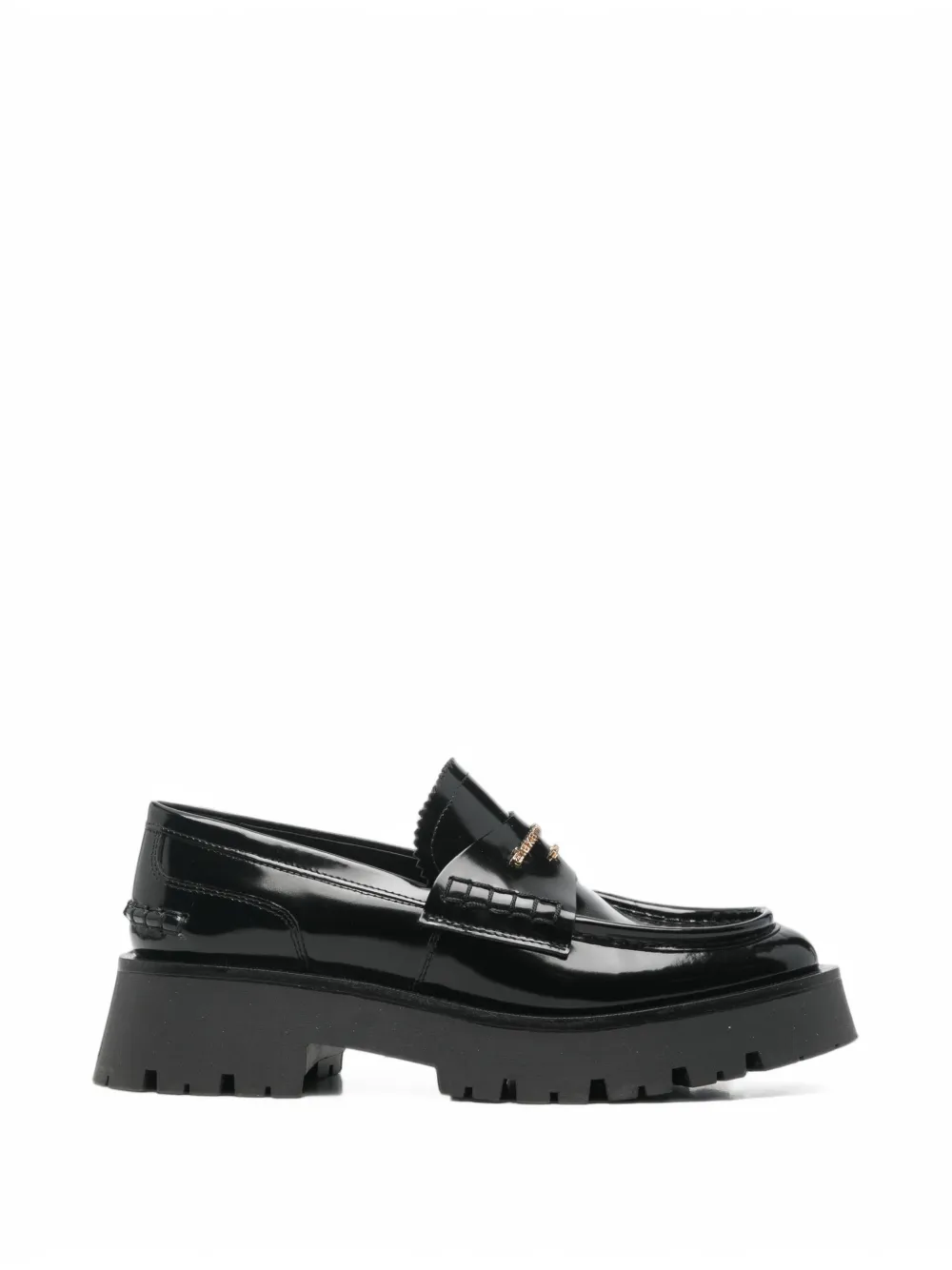 Pre-Owned Alexander Wang Carter Loafer mit runder Kappe - Schwarz