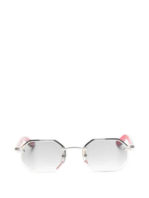 Cartier geometric-frame sunglasses