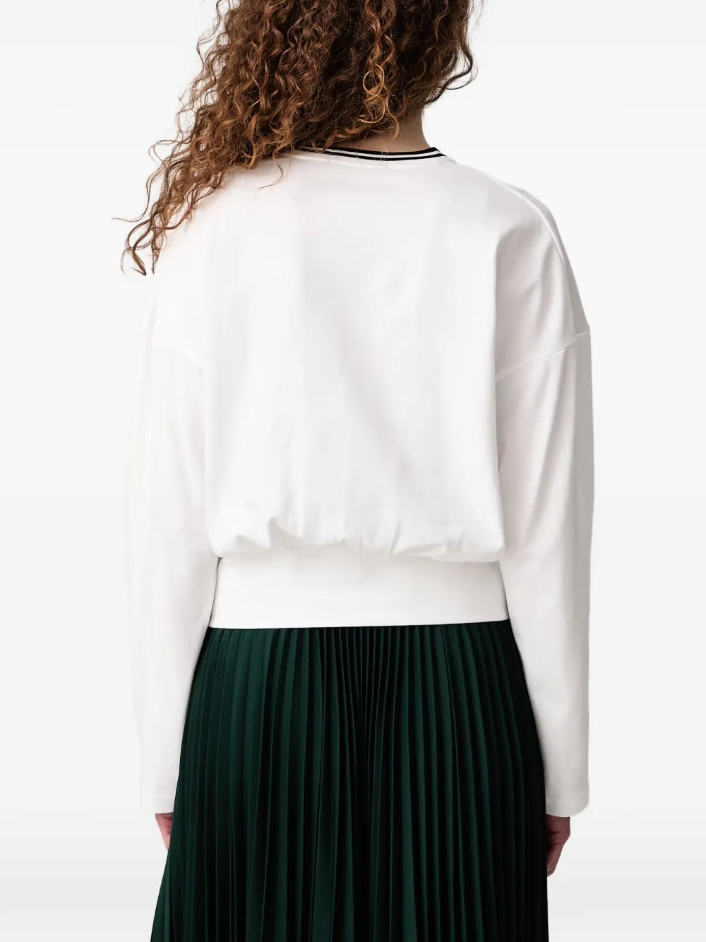Fred Perry T-shirt met lange mouwen Wit