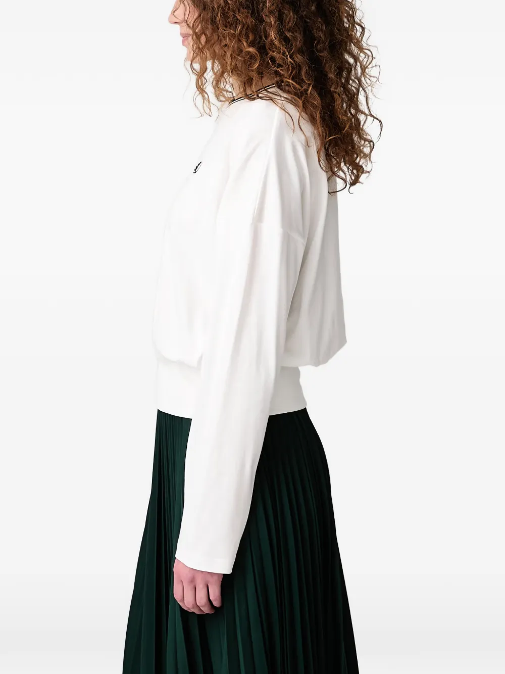 Fred Perry T-shirt met lange mouwen Wit