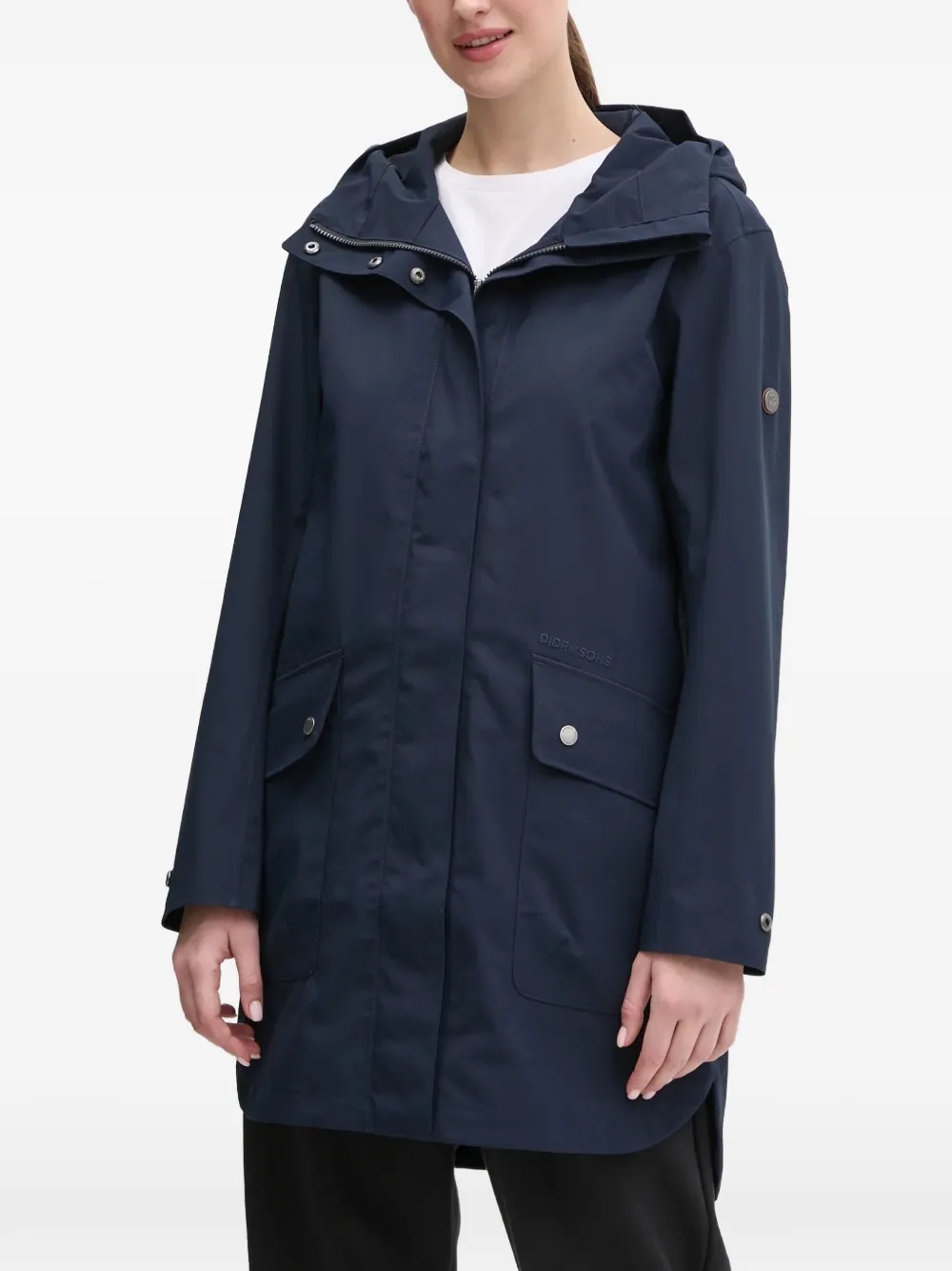 Didriksons Gwen hooded parka - Blu