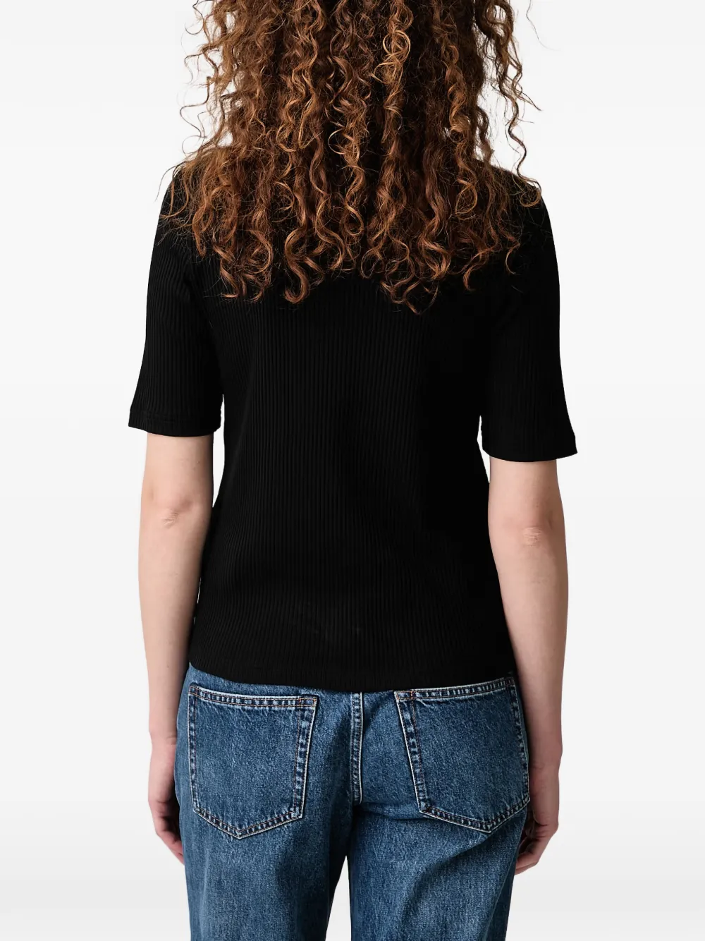 Fred Perry T-shirt met geborduurd logo Zwart