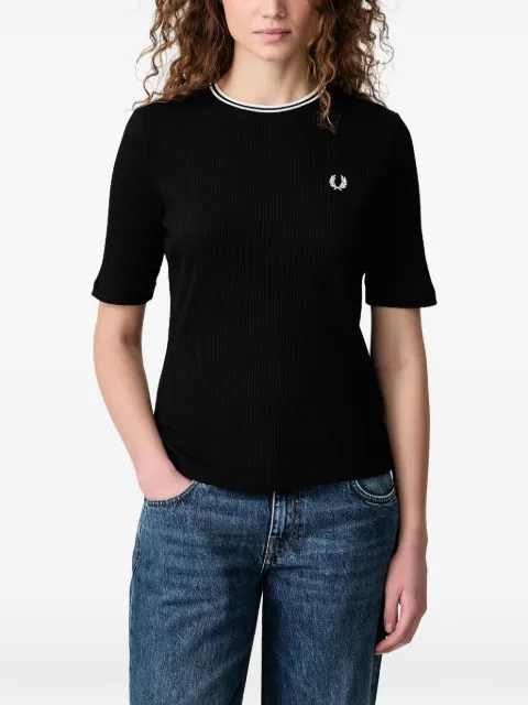 Fred Perry logo-embroidered T-shirt