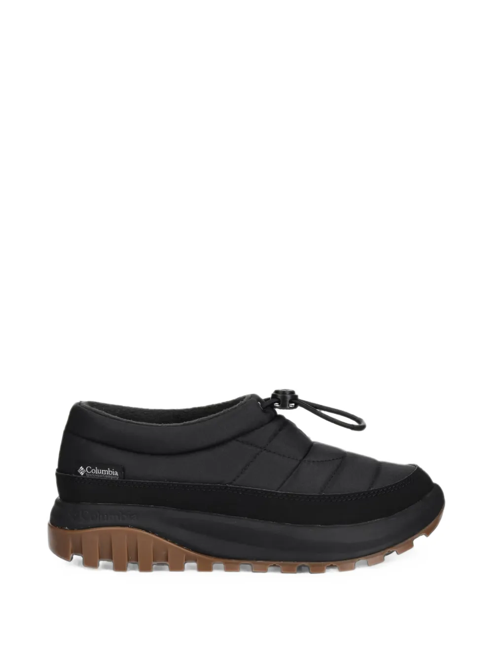 Columbia bottines matelassées Snowtrot Unwind à fermeture à stoppeur - Noir Columbia bottines matelassées Snowtrot Unwind à fermeture à stoppeur - Noir