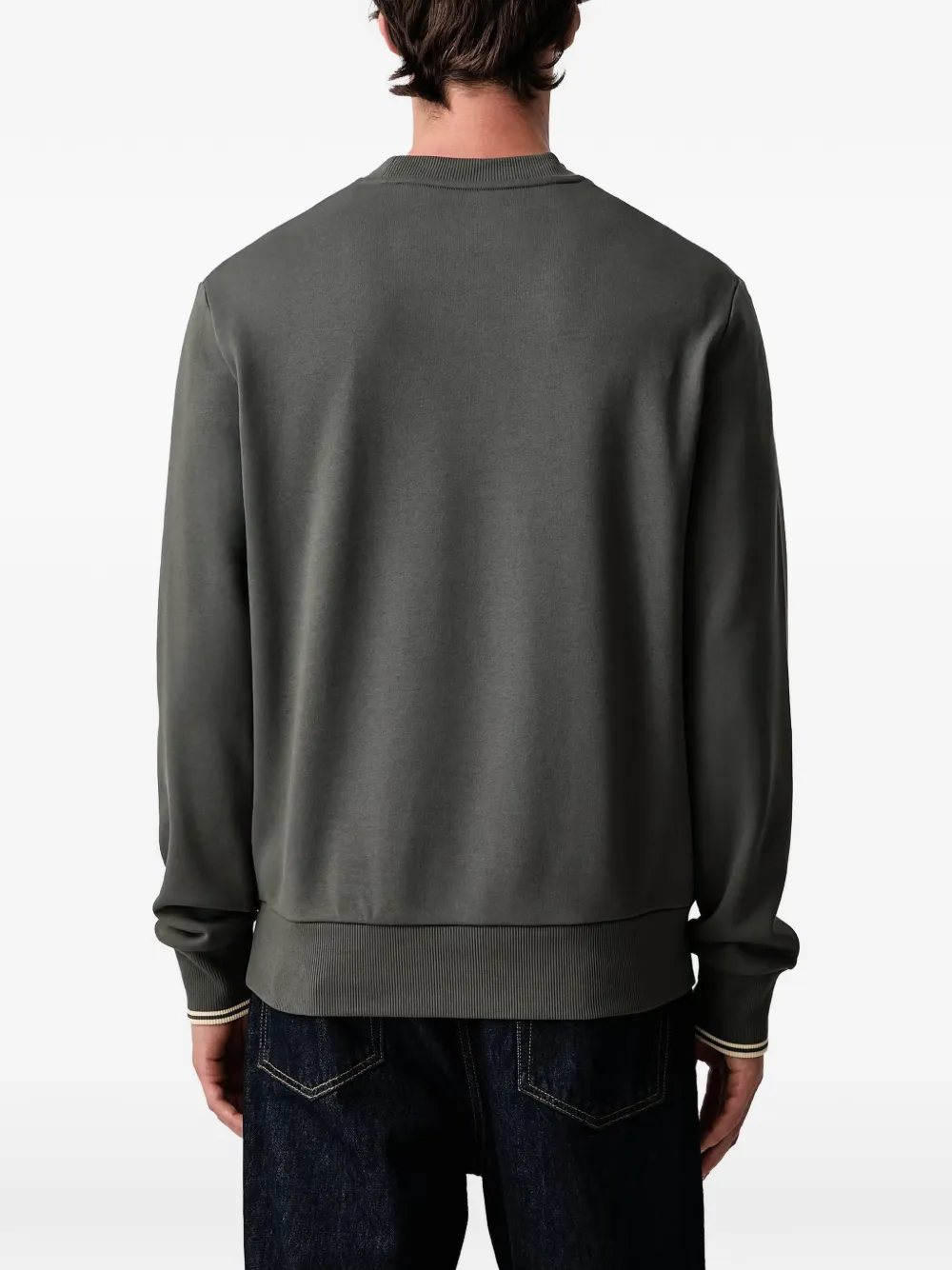 Fred Perry embroidered-logo sweater Groen