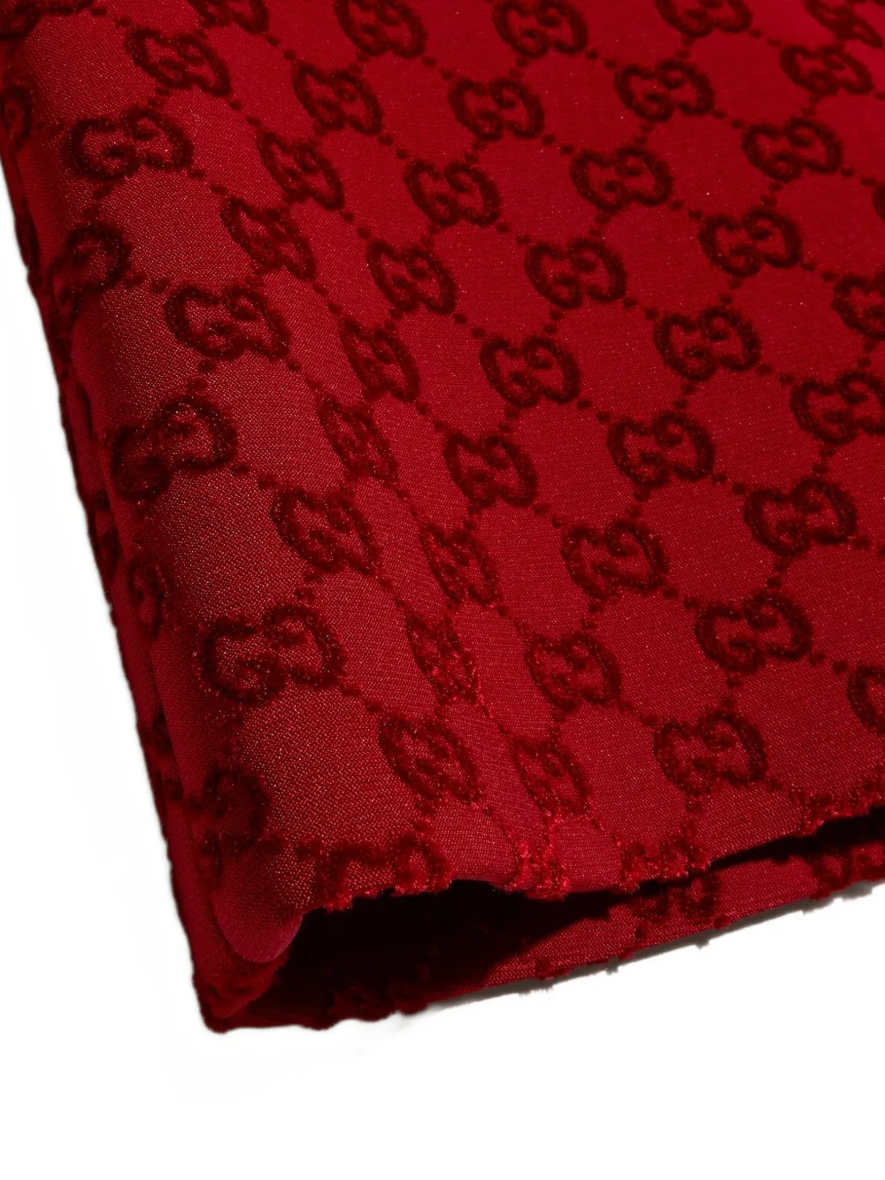 Gucci Kids GG fil coupé skirt Rood