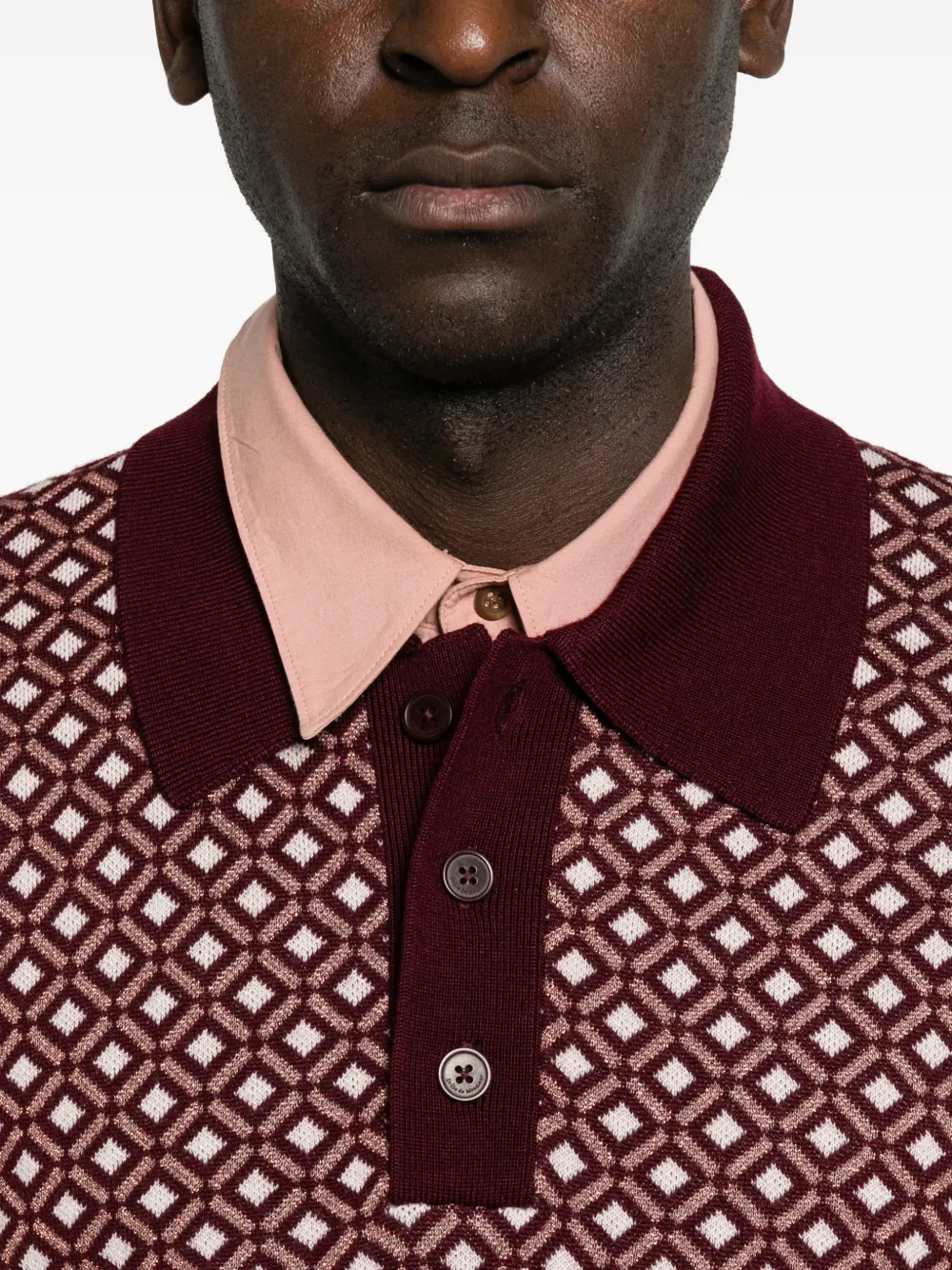 Drôle De Monsieur Linnen poloshirt Bruin