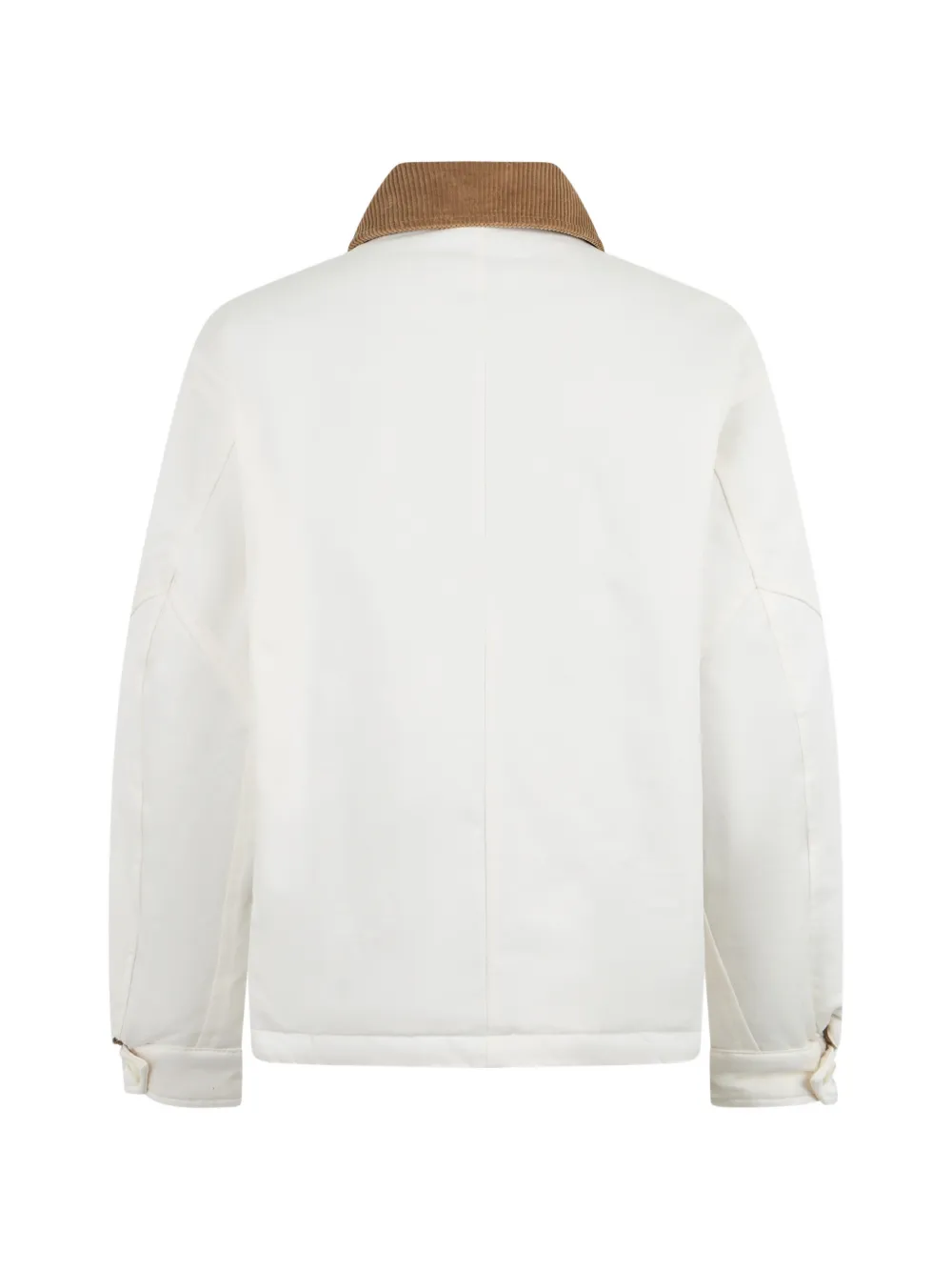 ASPESI corduroy-collar flap-pocket jacket Wit