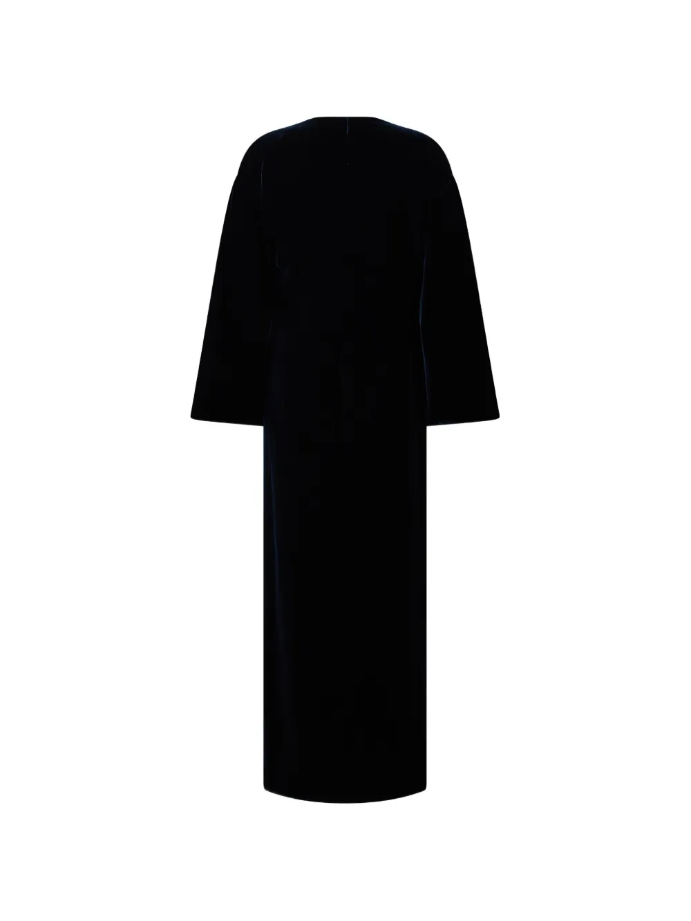 Giorgio Armani beaded velvet maxi dress Blauw