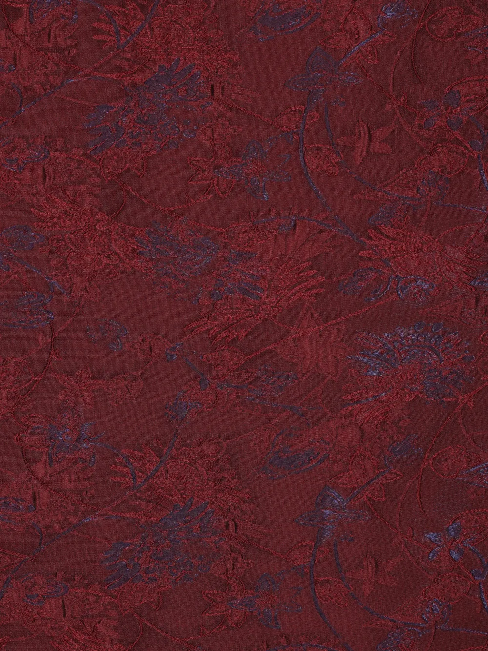 Giorgio Armani floral-jacquard scarf Rood