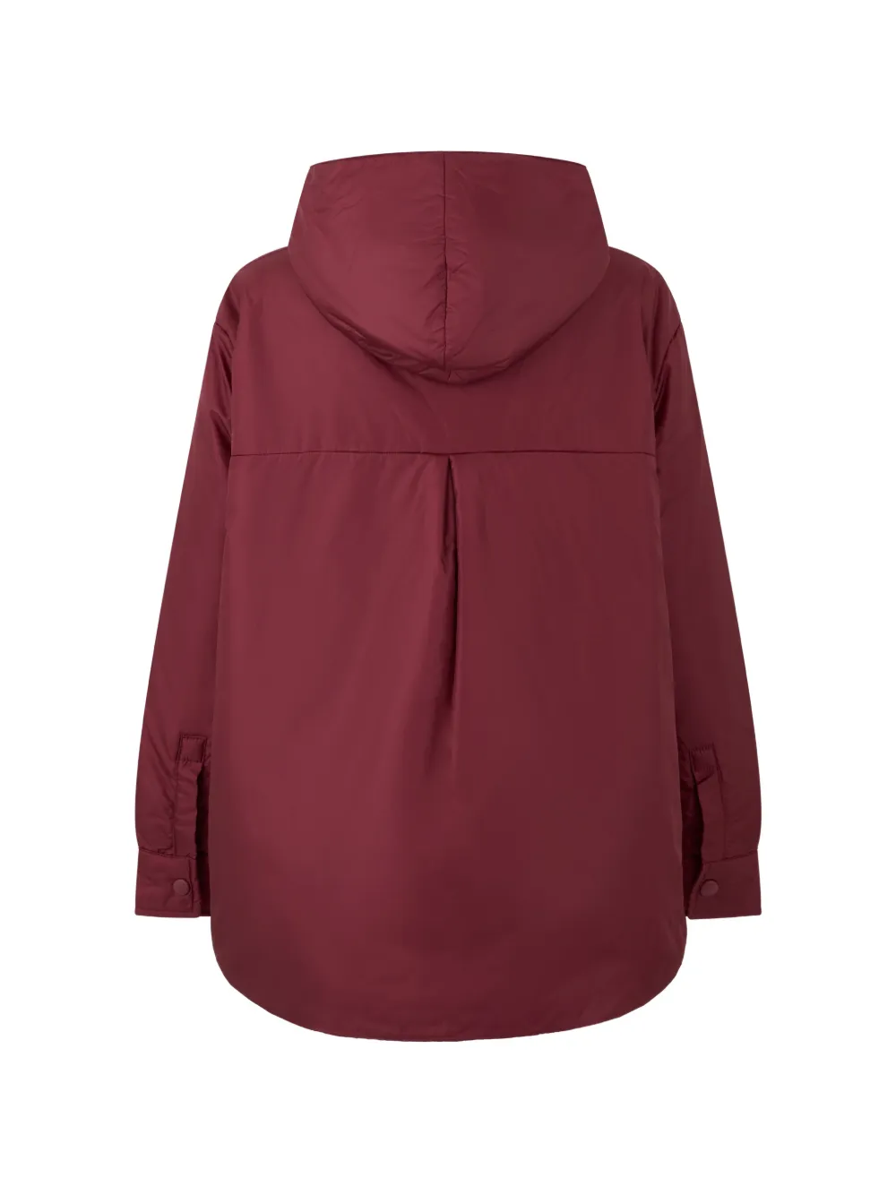 ASPESI Thermore hooded padded jacket Rood