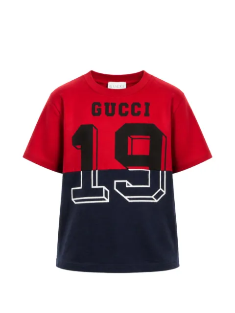 Gucci Kids T-Shirt in Colour-Block-Optik