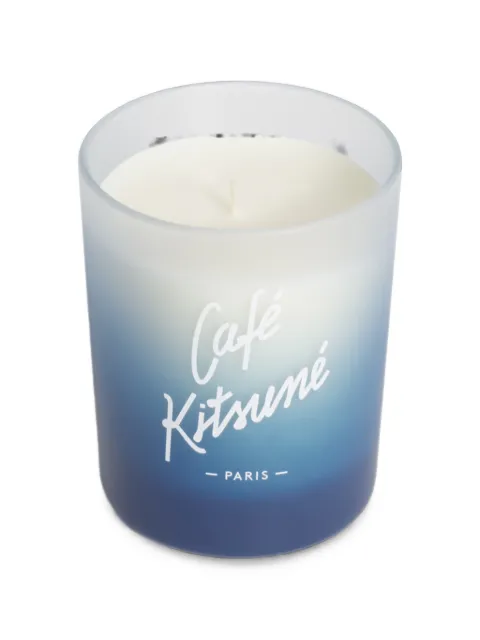 CAFÉ KITSUNÉ logo-print candle